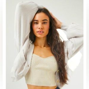 UO Sofia Pocket Cropped Cardigan